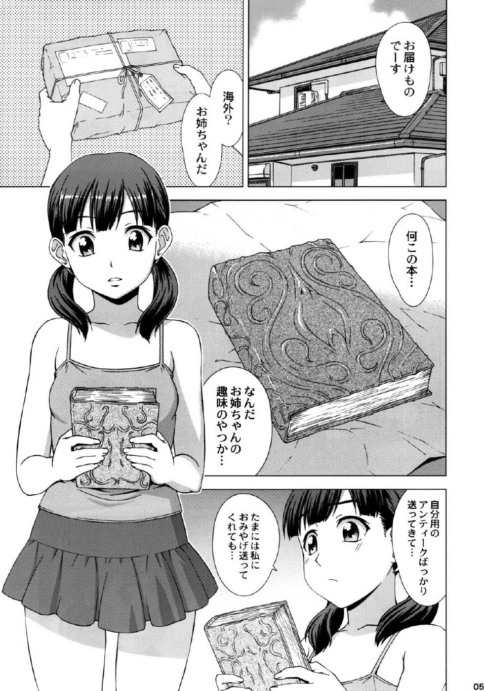 (C86) [MEGALITH PRODUCTION (Shinogi A-Suke)] Keraku no Sho - Page 5