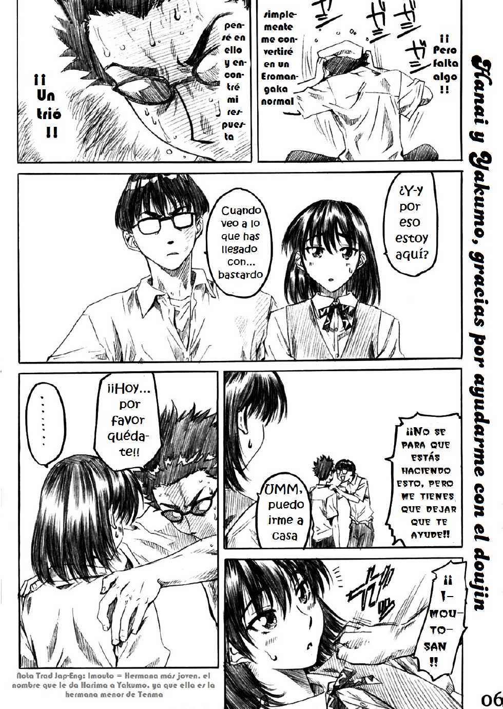 (SWEET SCRAMBLE) [MARUTA-DOJO (Maruta)] School Rumble Harima no Manga Michi Vol. 2 (School Rumble) [Spanish] [ganstatrad] - Page 5