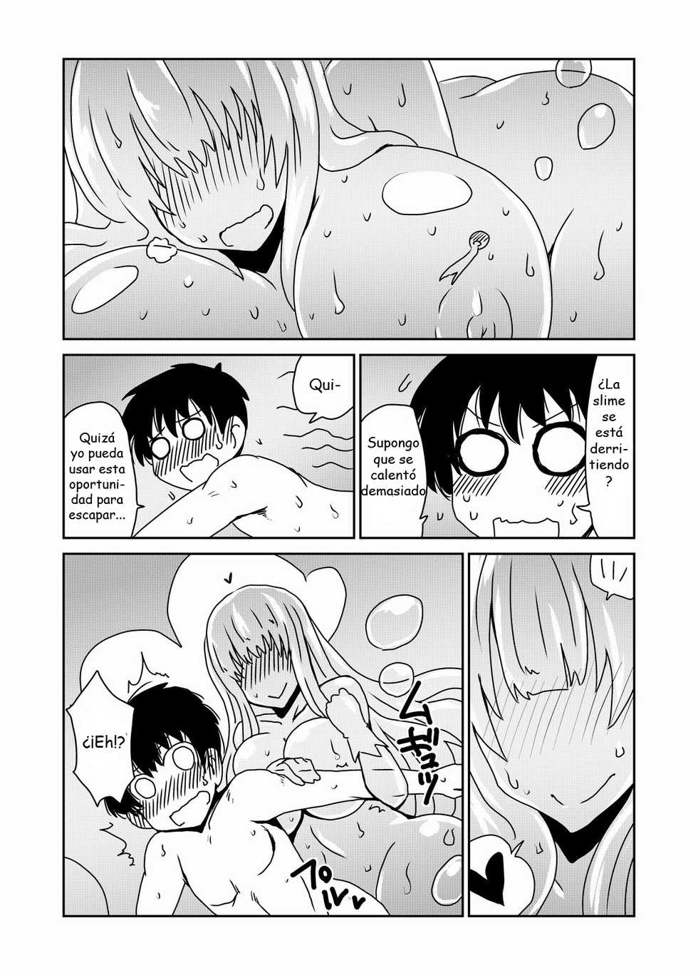 [Hroz] Kyodai na Slime-san no Naka de. | Inside of a Giant Slime [Spanish] [Zen] [Digital] - Page 10