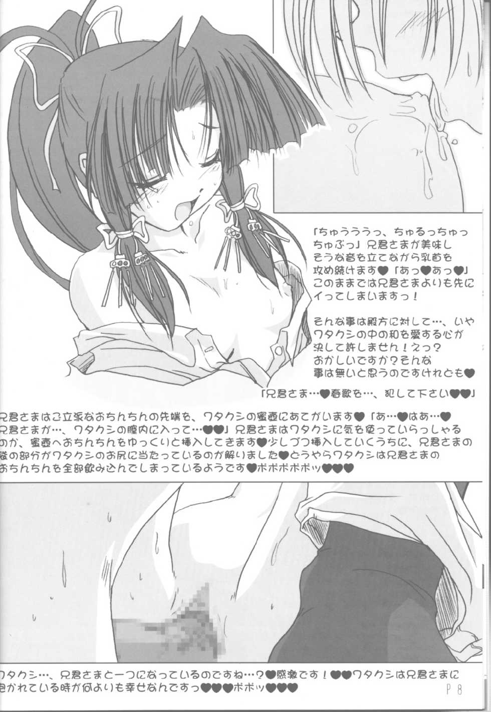 (CR30) [KAMINENDO.CORPORATION (Akazawa RED)] Momoiro no Kimi (Sister Princess) - Page 7