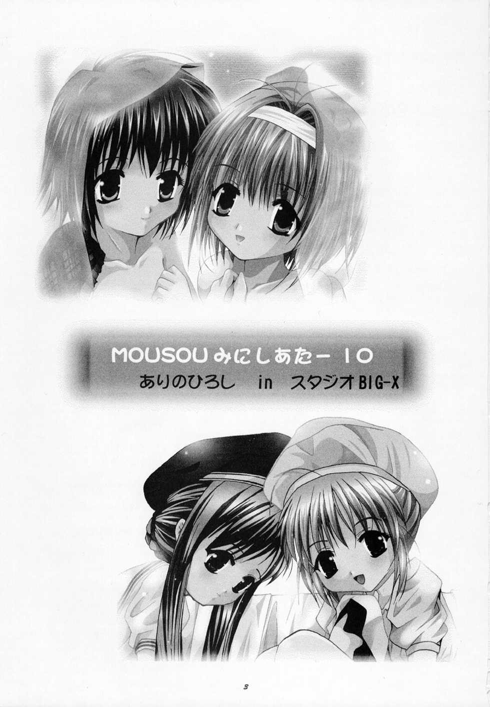 (C63) [Studio BIG-X (Arino Hiroshi)] Mousou Mini-Theater 10 (Sister Princess) - Page 3