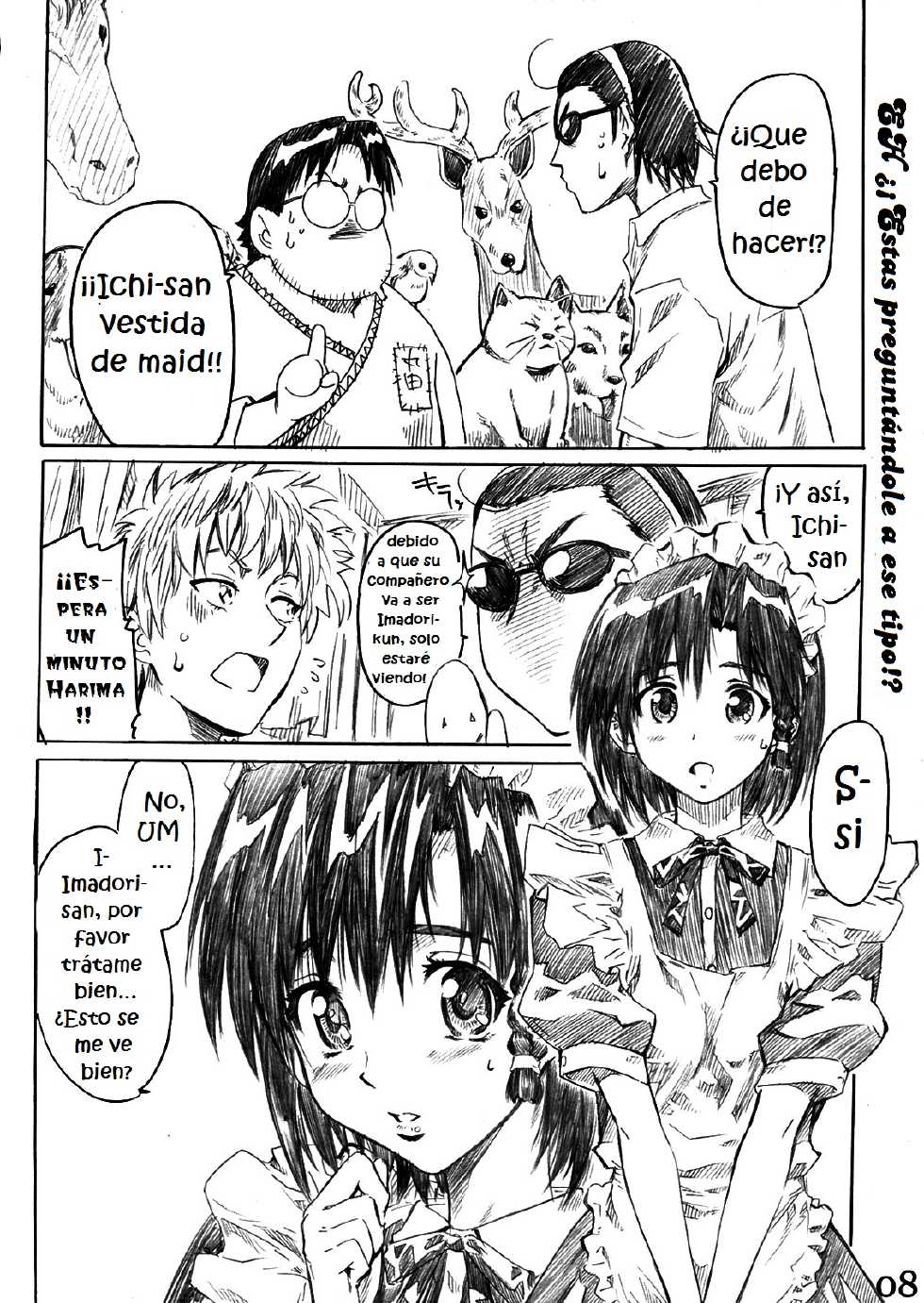 (C68) [MARUTA-DOJO (MARUTA)] School Rumble Harima no Manga Michi Vol. 3 (School Rumble) [Spanish] [ganstatrad] - Page 7