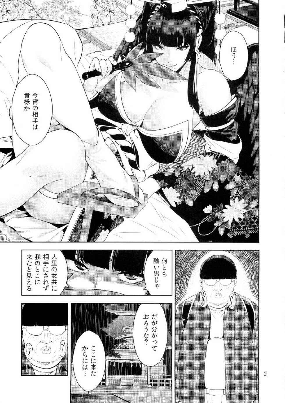 (C88) [JACK-POT (Jyura)] Tengu Shibori (Dead or Alive) - Page 3