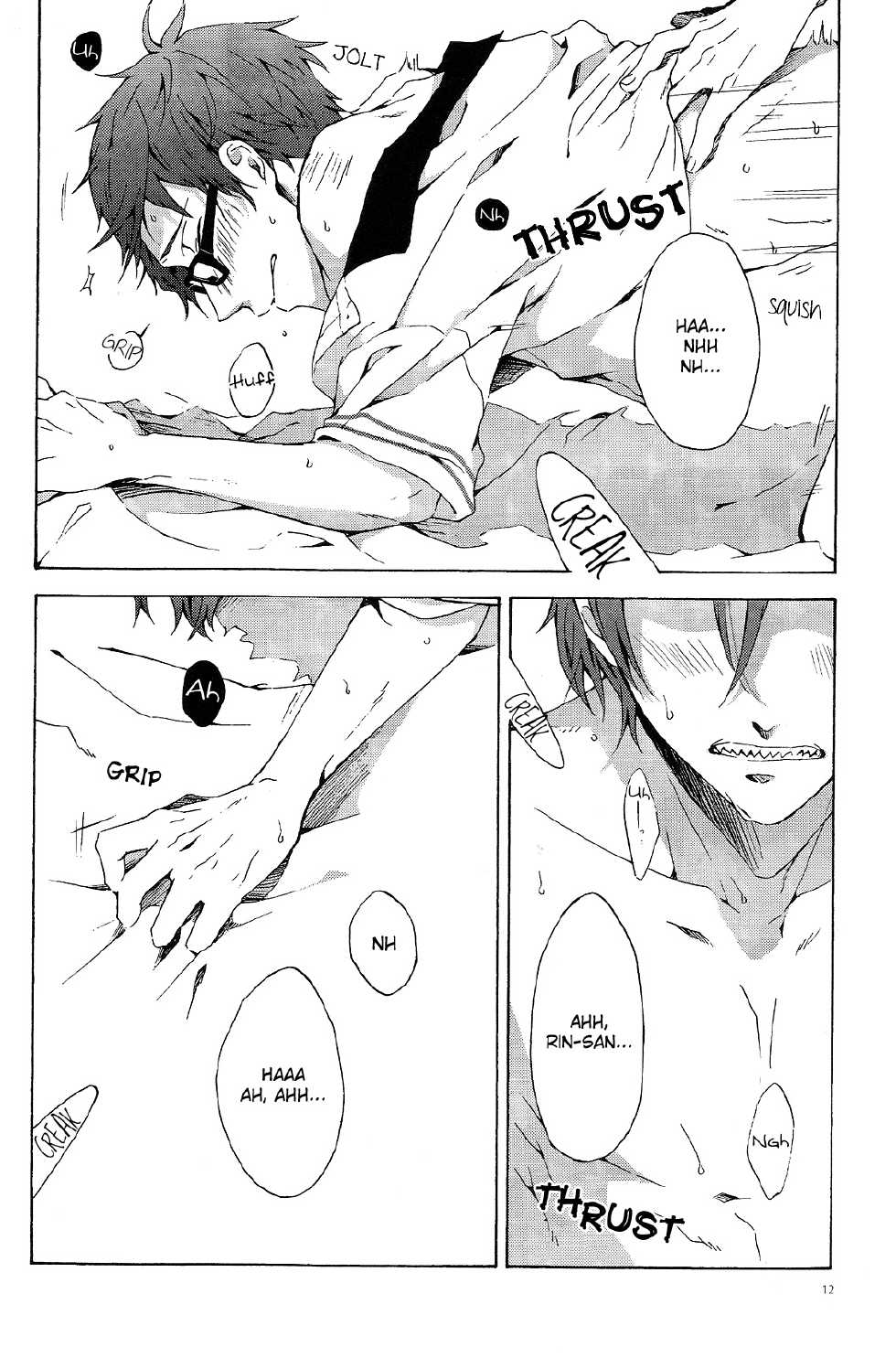 (Renai Jiyuugata! entry4) [iroiro (Mizore)] Warui Kuse (Free!) [English] [Holy Mackerel] - Page 11