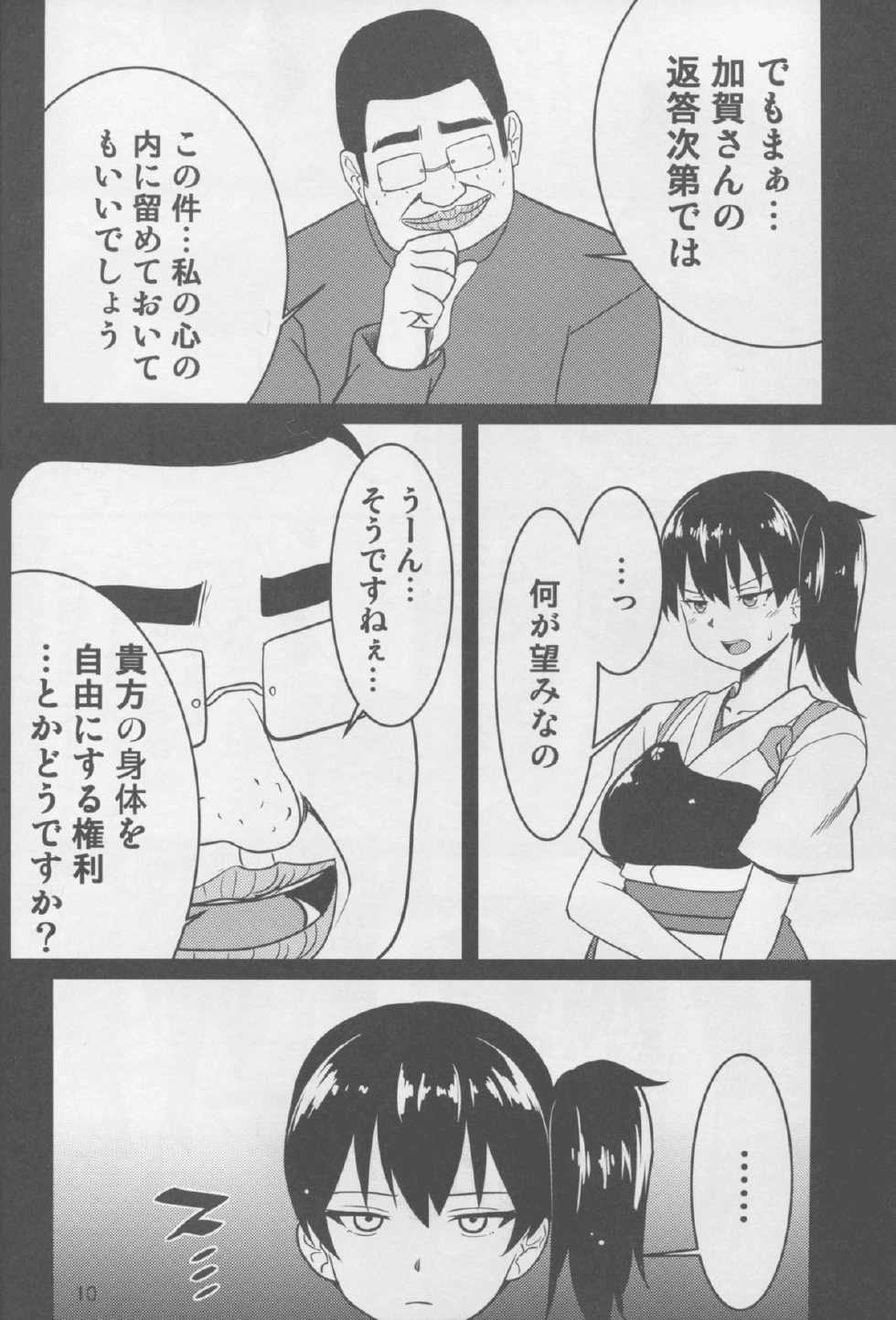 (C86) [Garakuta TEIKOKU (Kou)] Chijoku no Shitone (Kantai Collection -Kancolle-) - Page 10