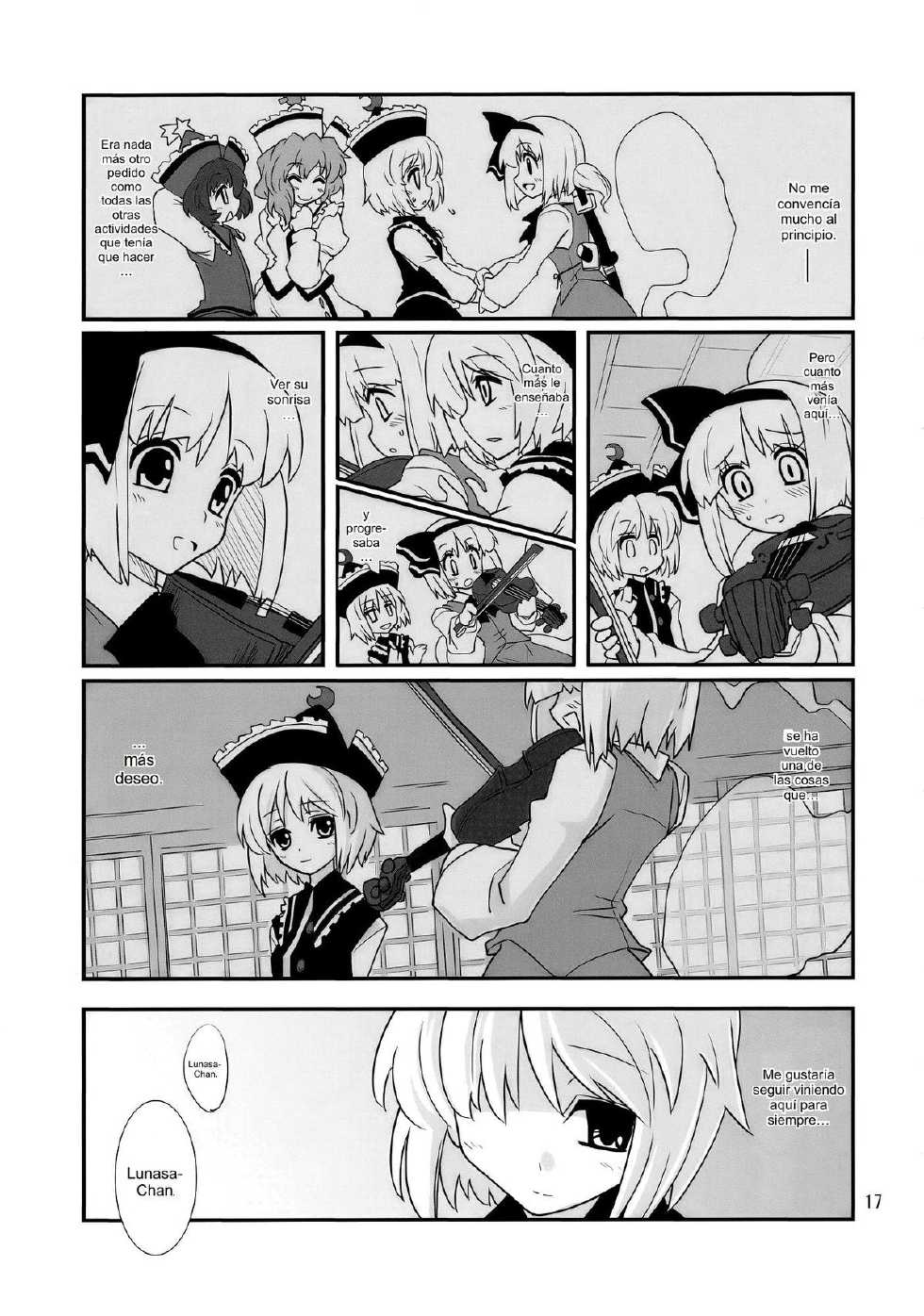 (C77) [Fujiiro Sabou (Fujii Jun)] THE SUN AND THE MOON (Touhou Project) [Spanish] [Love Makko Suki] - Page 17