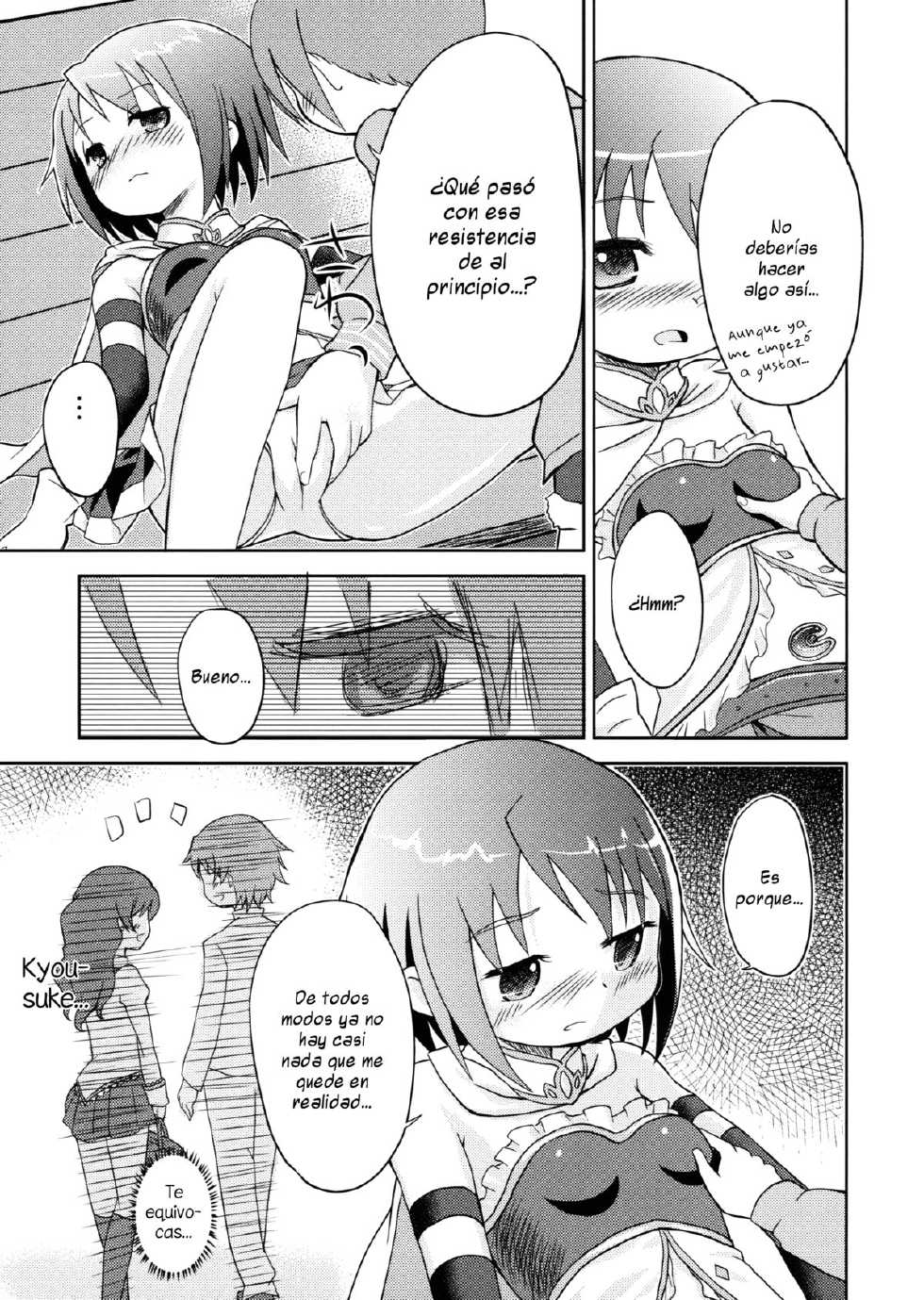 (C84) [Rorikko CG (Matsuda Eine)] Tomodachi dattara Kore Kurai | Somos Amigazas (Puella Magi Madoka Magica) [Spanish] [Love Makko Suki + Nekomi Fansub] - Page 15