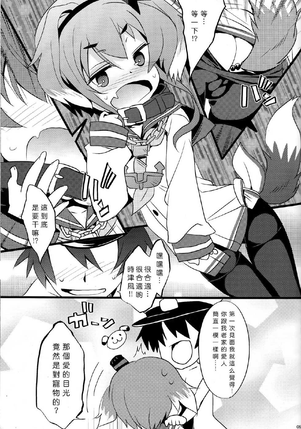 (C87) [Toriaezu(kari) (Tororo)] YES!! Teitoku wa Aikenka! (Kantai Collection -KanColle-) [Chinese] [无毒汉化组] - Page 5
