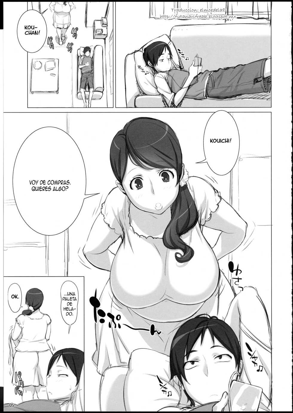 (Futaket 8.5) [OZONE (Marumiya)] Mama Tama [Spanish] {ElMoeDela8} - Page 4