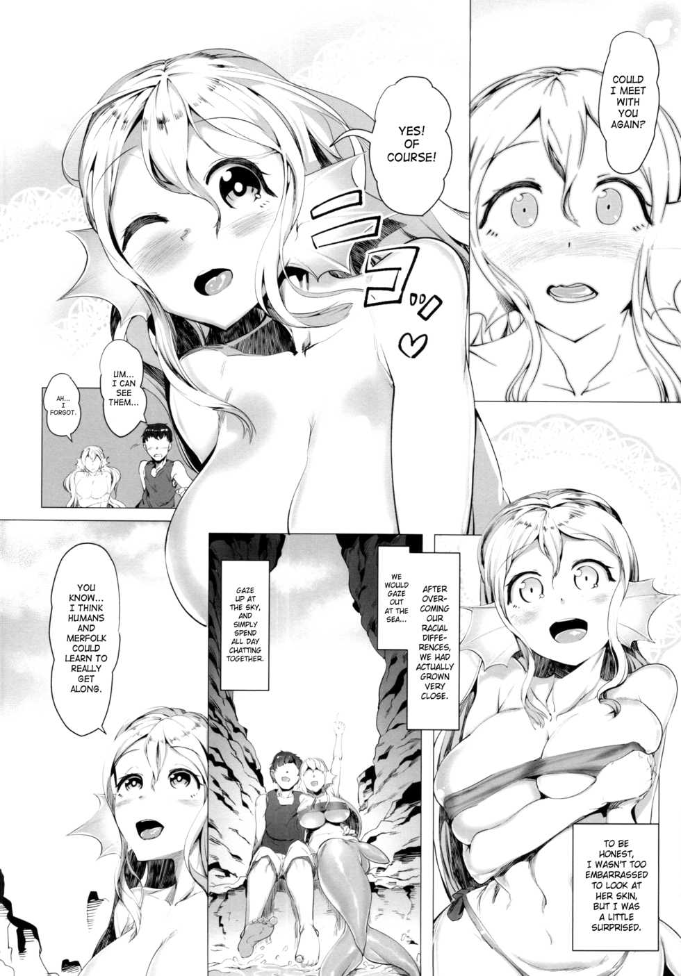 (C86) [AHOBAKA (aho)] Netorare Ningyo Zuma no Shiranai Karada | NTR Mermaid Bride's Unknown Body [English] [SaHa] - Page 6