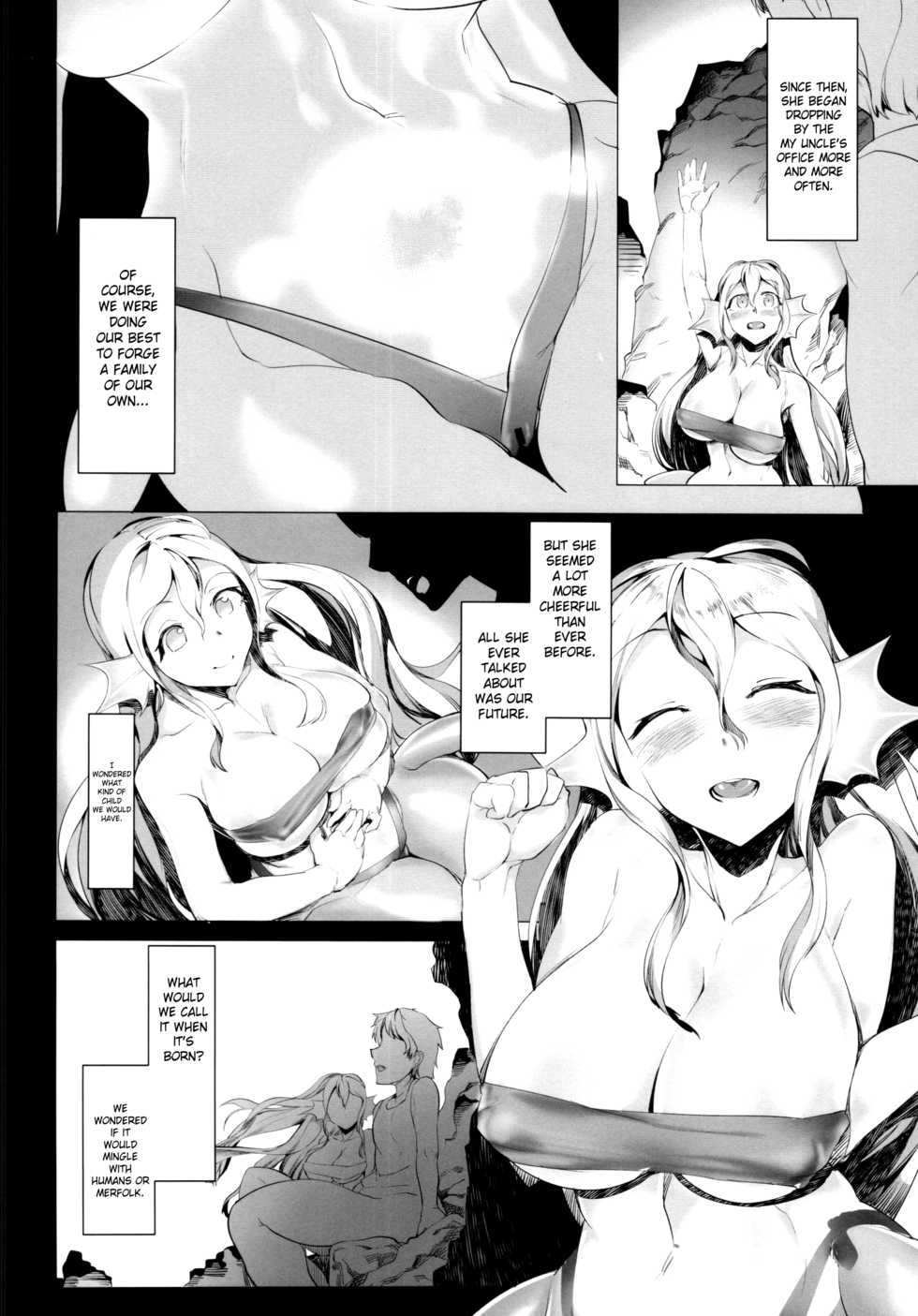 (C86) [AHOBAKA (aho)] Netorare Ningyo Zuma no Shiranai Karada | NTR Mermaid Bride's Unknown Body [English] [SaHa] - Page 24