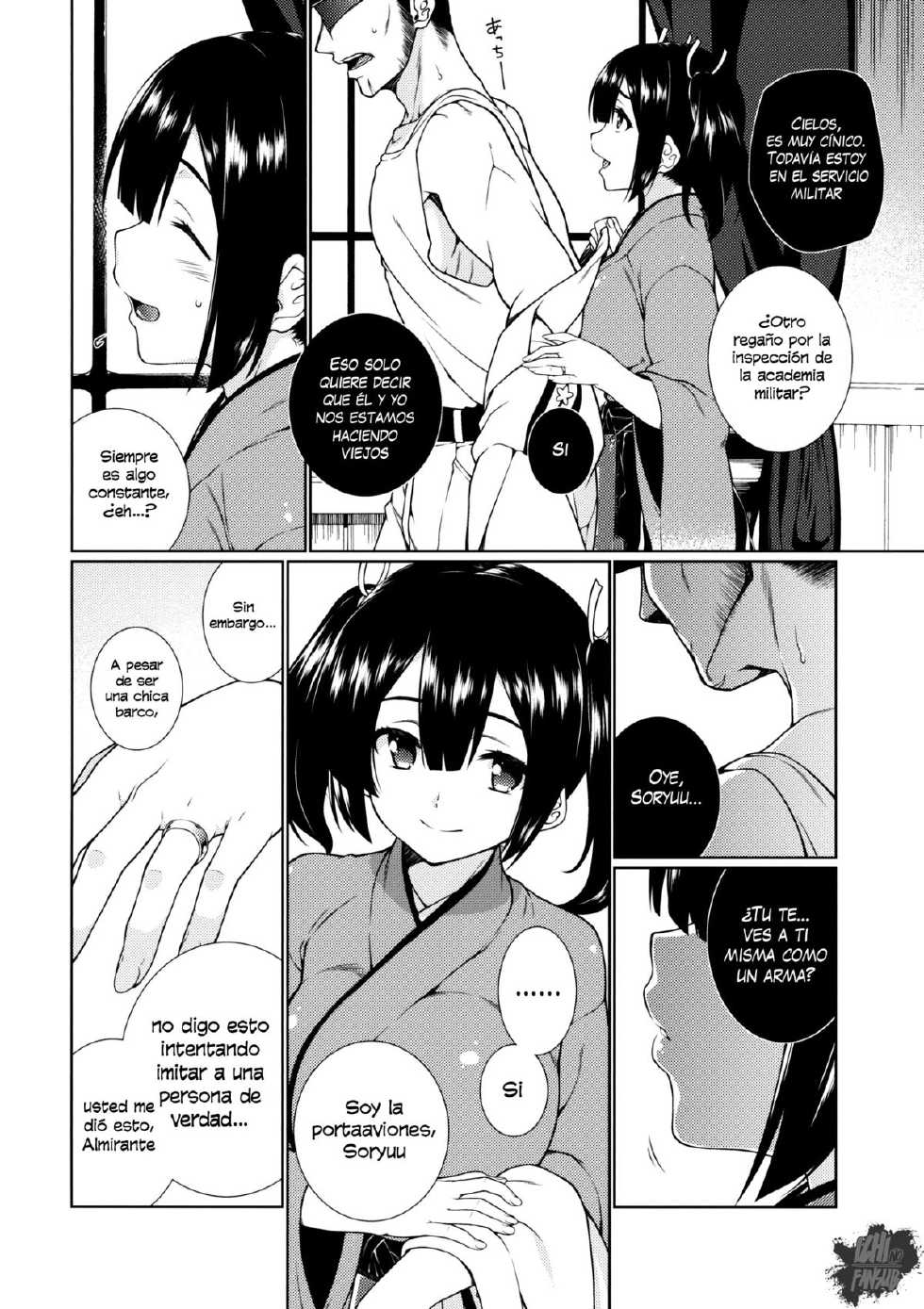 (C86) [TUKIBUTO (Hyouju Issei)] Hoho no Usubeni Asenu Aida ni (Kantai Collection -KanColle-) [Spanish] [InF] - Page 3