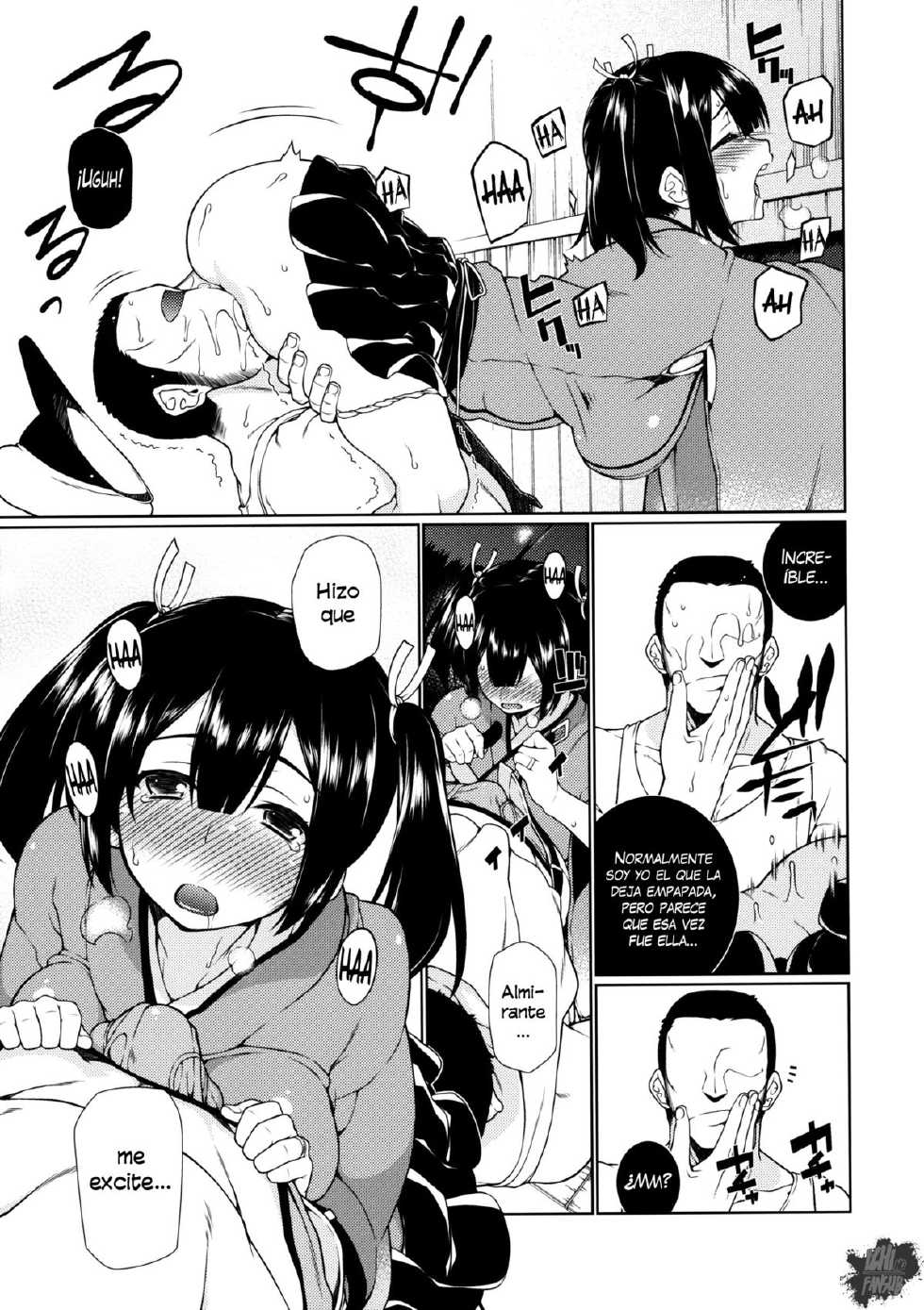 (C86) [TUKIBUTO (Hyouju Issei)] Hoho no Usubeni Asenu Aida ni (Kantai Collection -KanColle-) [Spanish] [InF] - Page 8