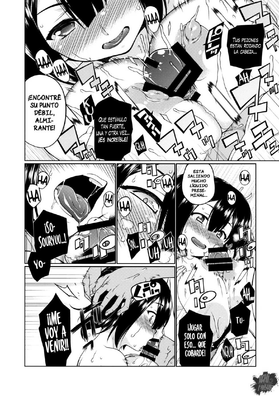 (C86) [TUKIBUTO (Hyouju Issei)] Hoho no Usubeni Asenu Aida ni (Kantai Collection -KanColle-) [Spanish] [InF] - Page 11