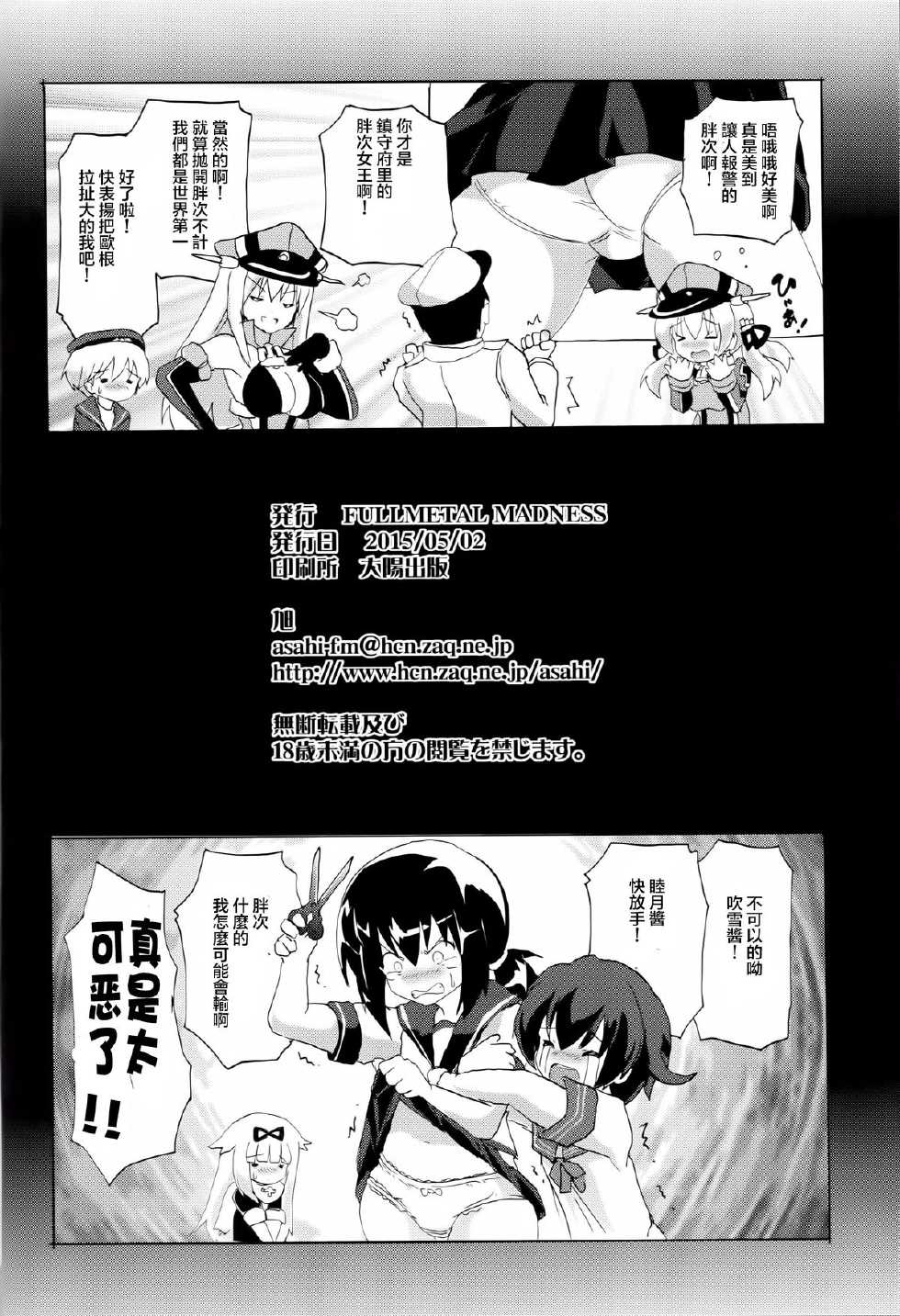 (COMIC1☆9) [FULLMETAL MADNESS (Asahi)] OVER HEAT GEYSER (Kantai Collection -KanColle-) [Chinese] [滑稽汉化组] - Page 26
