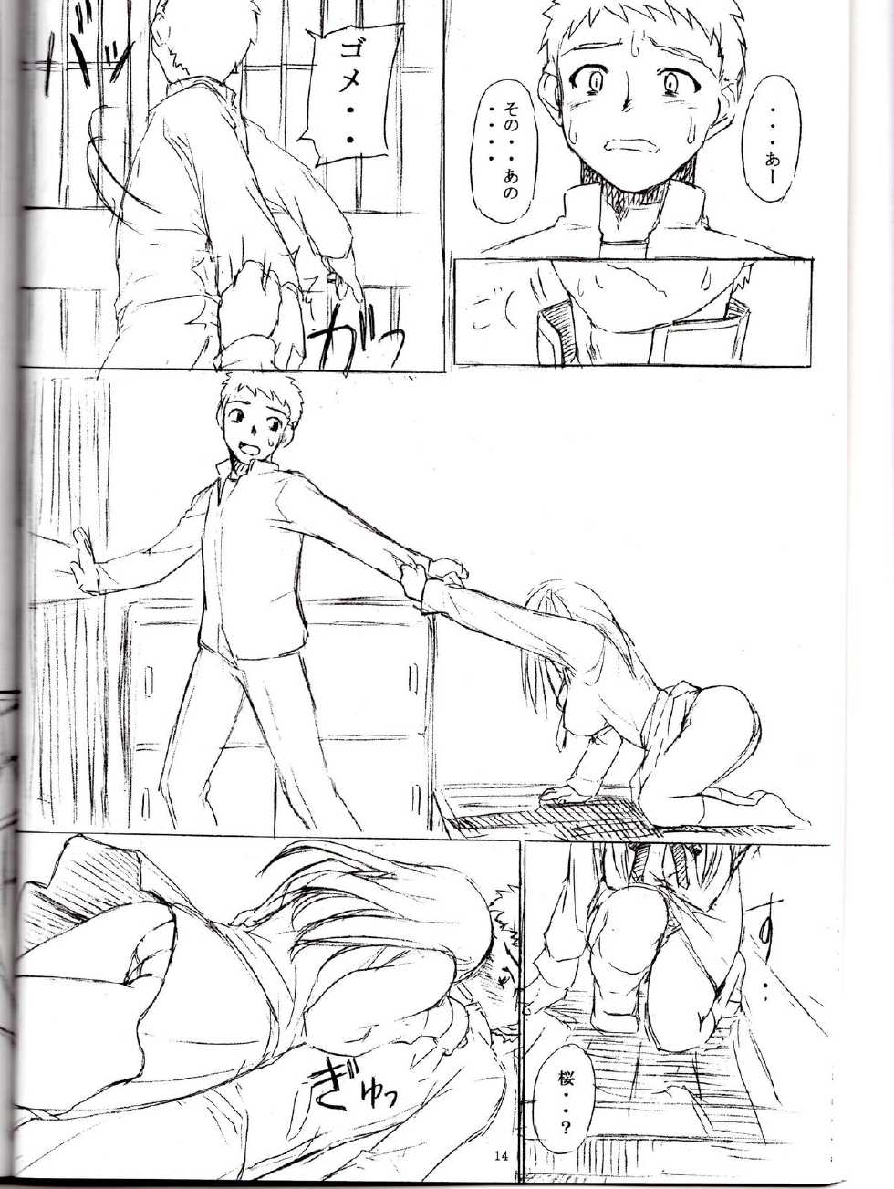 (C67) [Soreya (Nishitsuki Tsutomu)] RED STAR, WINTER ORBIT (Fate/stay night) - Page 13