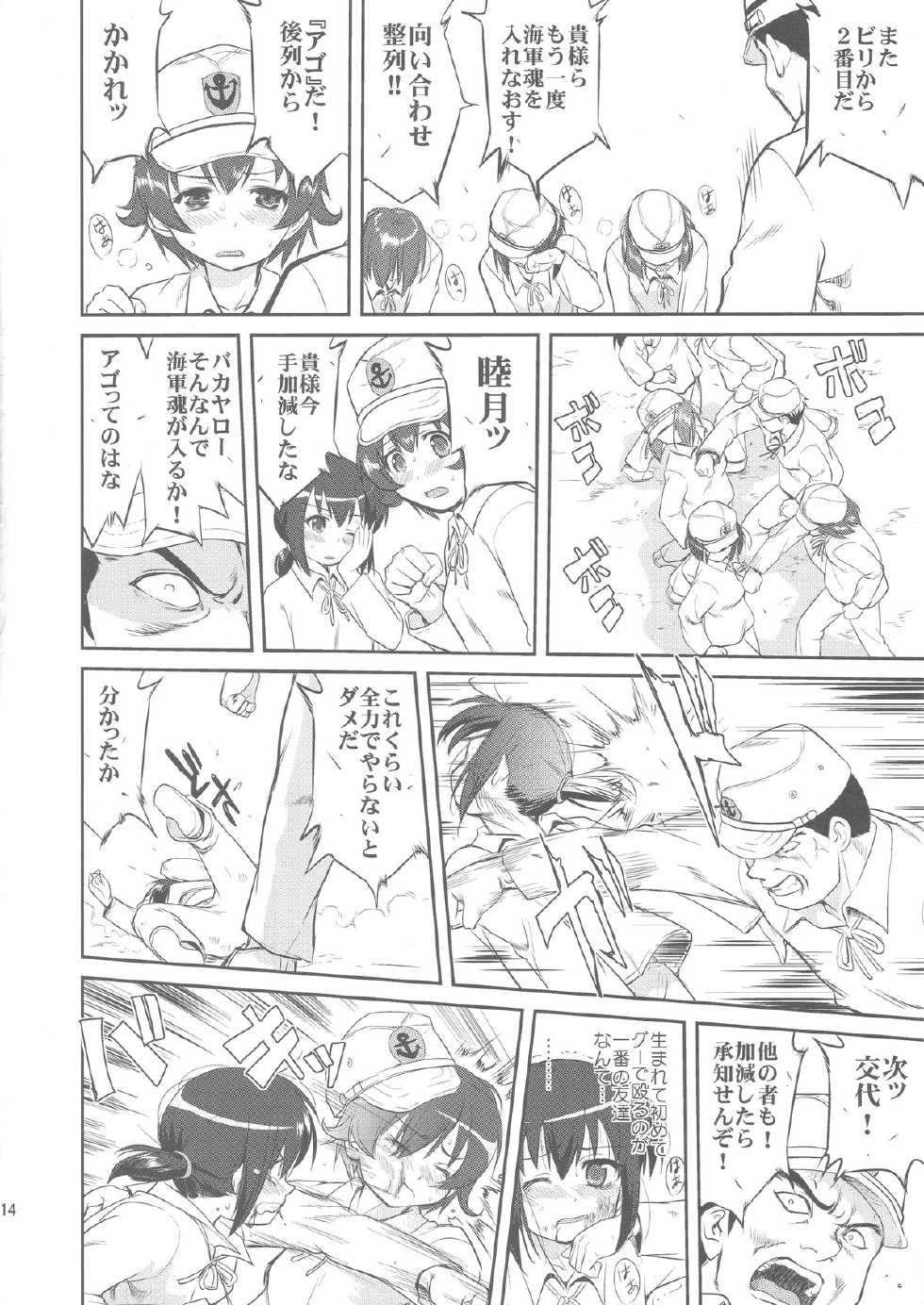(C88) [Takotsuboya (TK)] Teitoku no Ketsudan (Kantai Collection -KanColle-) - Page 13