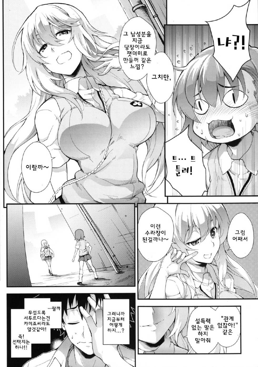 (C85) [SAZ (soba)] Koushoku Houran (Toaru Majutsu no Index) [Korean] [WestVatican] - Page 4