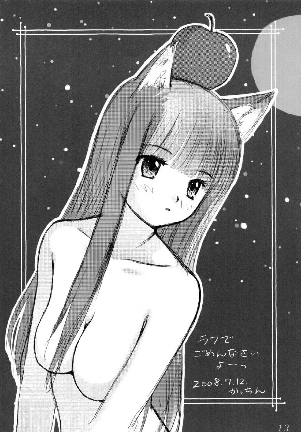 (C74) [kurousagi (Kayura Yuka, UTATA)] Dear Kuro Usagi (Spice and Wolf) - Page 12