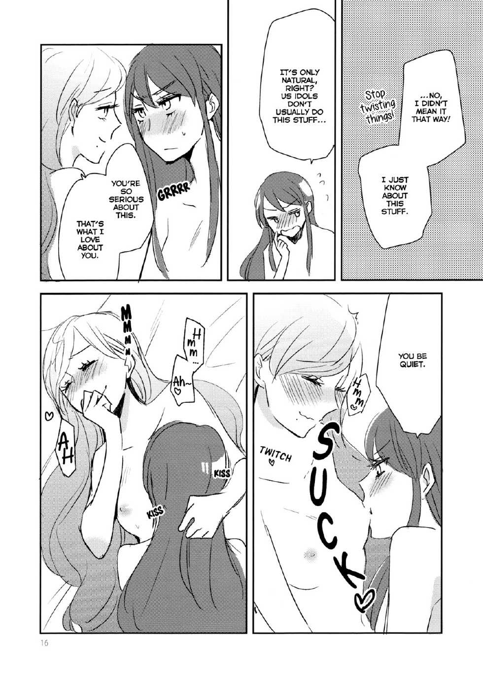 (Geinoujin wa Card ga Inochi! 6) [TETRA (Amano Shuninta)] Kirei Kawaii Kakkoii | Charming Cute Cool (Aikatsu!) [English] [Lazy Lily] - Page 18