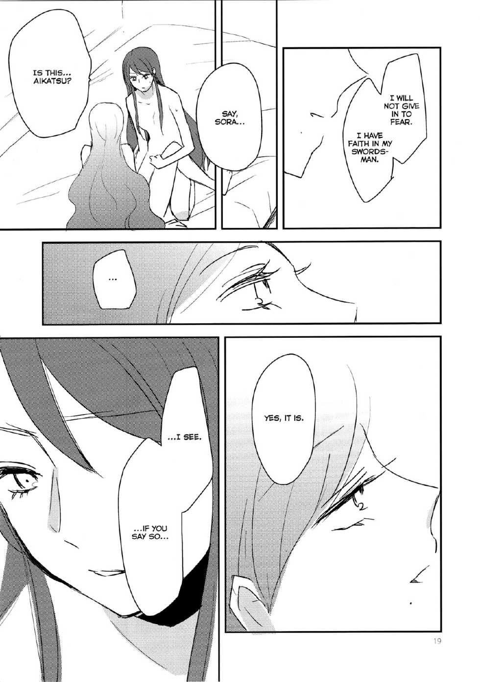 (Geinoujin wa Card ga Inochi! 6) [TETRA (Amano Shuninta)] Kirei Kawaii Kakkoii | Charming Cute Cool (Aikatsu!) [English] [Lazy Lily] - Page 21