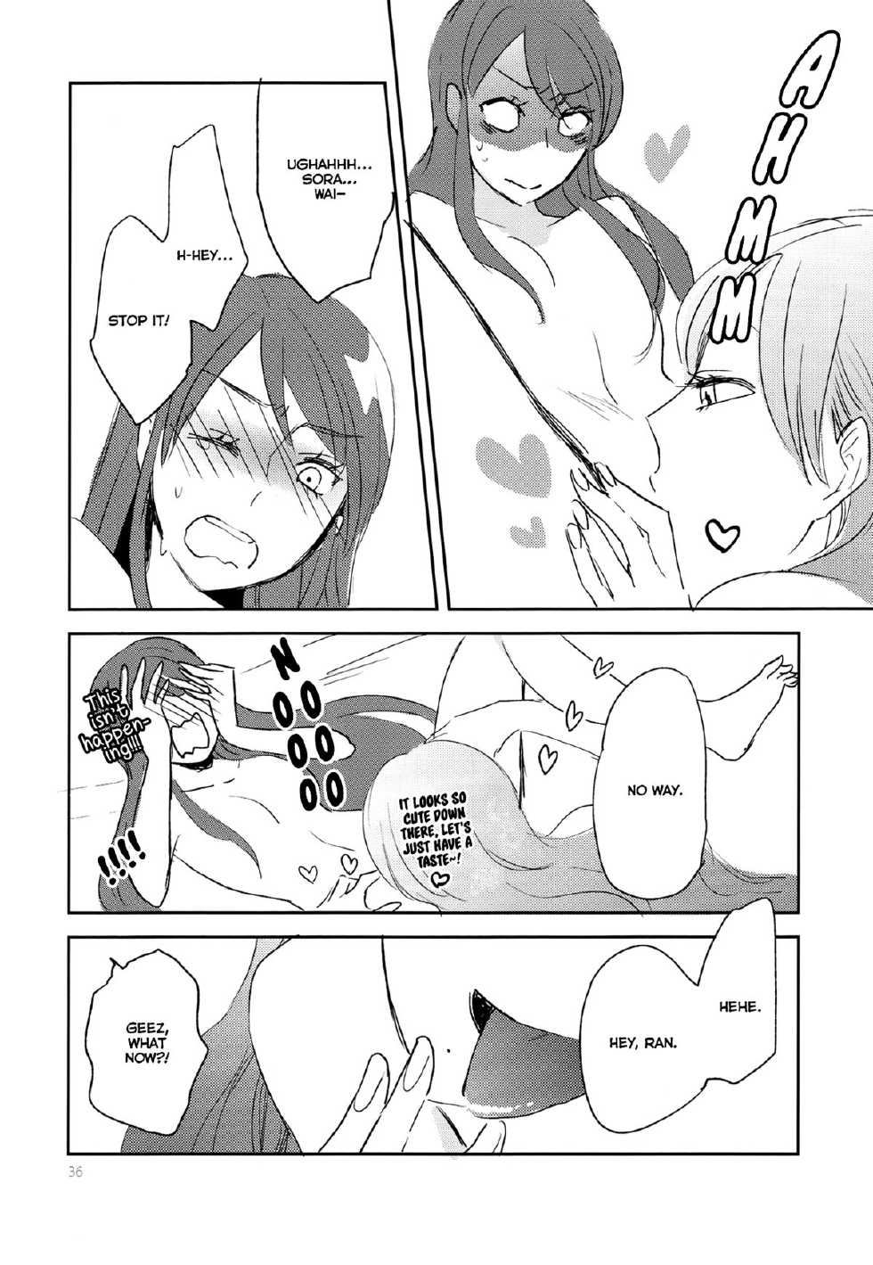 (Geinoujin wa Card ga Inochi! 6) [TETRA (Amano Shuninta)] Kirei Kawaii Kakkoii | Charming Cute Cool (Aikatsu!) [English] [Lazy Lily] - Page 38