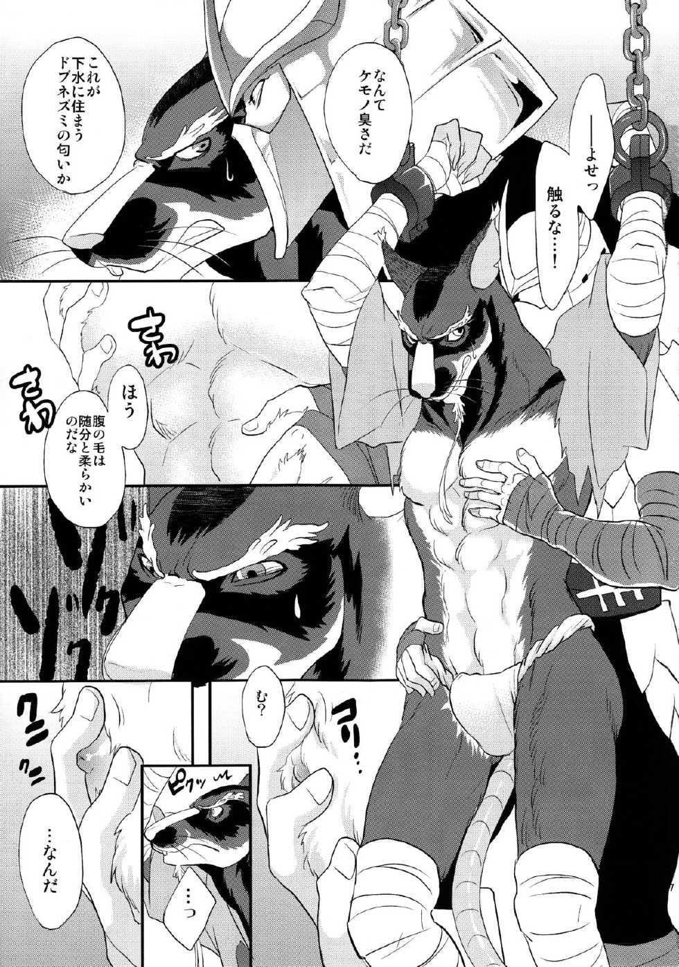 (Fur-st 8) [INK (Kreuz, Kandagawa Gufu)] Splinter-sensei Kiki-ippatsu (Teenage Mutant Ninja Turtles) - Page 26