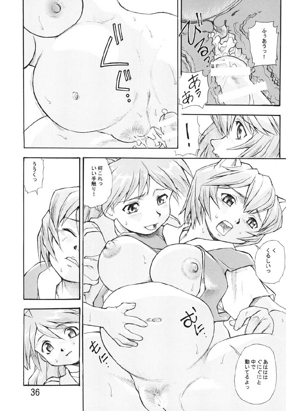 (COMIC1☆7) [Studio Parfe (Dohi Kensuke)] Harami Shito Ayanami-san Soushuuhen (Neon Genesis Evangelion) - Page 35
