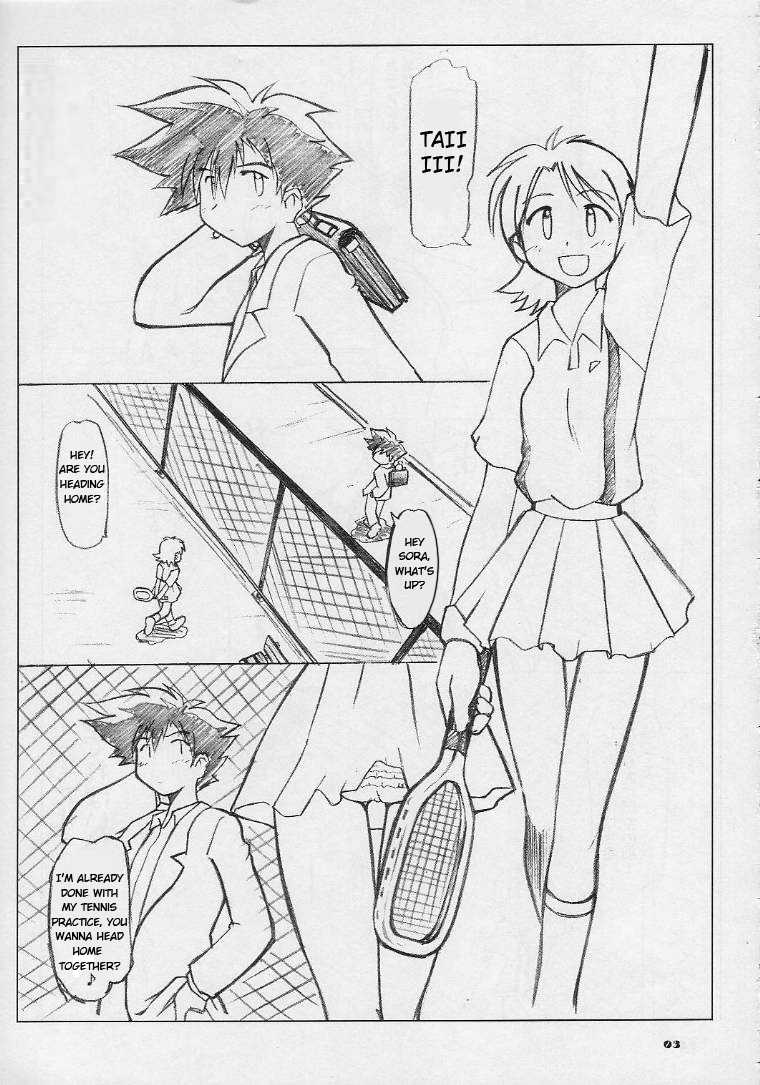 (SC11) [Ukkaridou (Inari Satsuki, Shimazu Isami)] Ai to Yuuki no Two Platoon | Two Platoons of Love and Courage (Digimon Adventure) [English] - Page 2