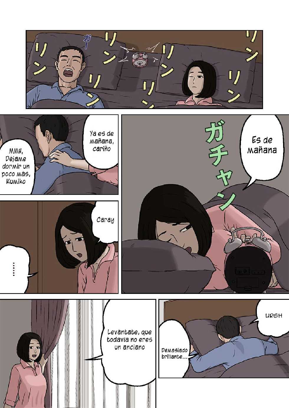 [Izayoi no Kiki] Kumiko to Warui Musuko | Kumiko And Her Naughty Son [Spanish] [Nightmare Fansub] - Page 2