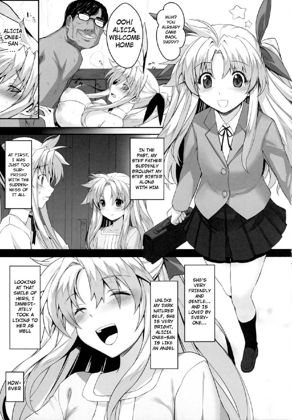 [Studio Himawari (Himukai Kyousuke)] Alicia ☆ Fate Shimai Gifu Kan UNIZON Hside2 (Mahou Shoujo Lyrical Nanoha) [English] [doujin-moe.us] [Digital] - Page 6