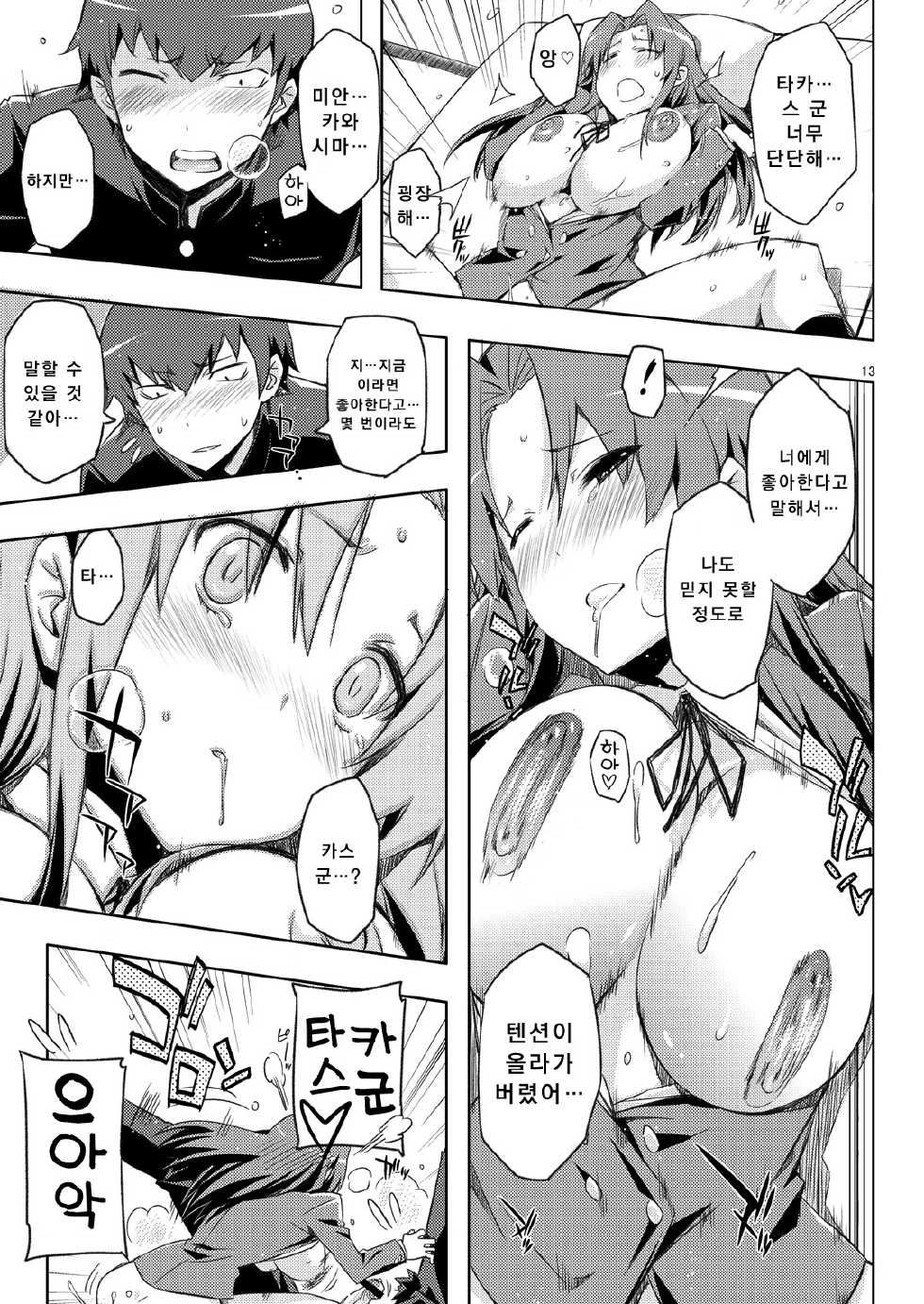 [Circle ED (ED)] AmiEro!! - amichan no eroihon 2 | 아미에로!! (Toradora!) [Korean] [Digital] - Page 12