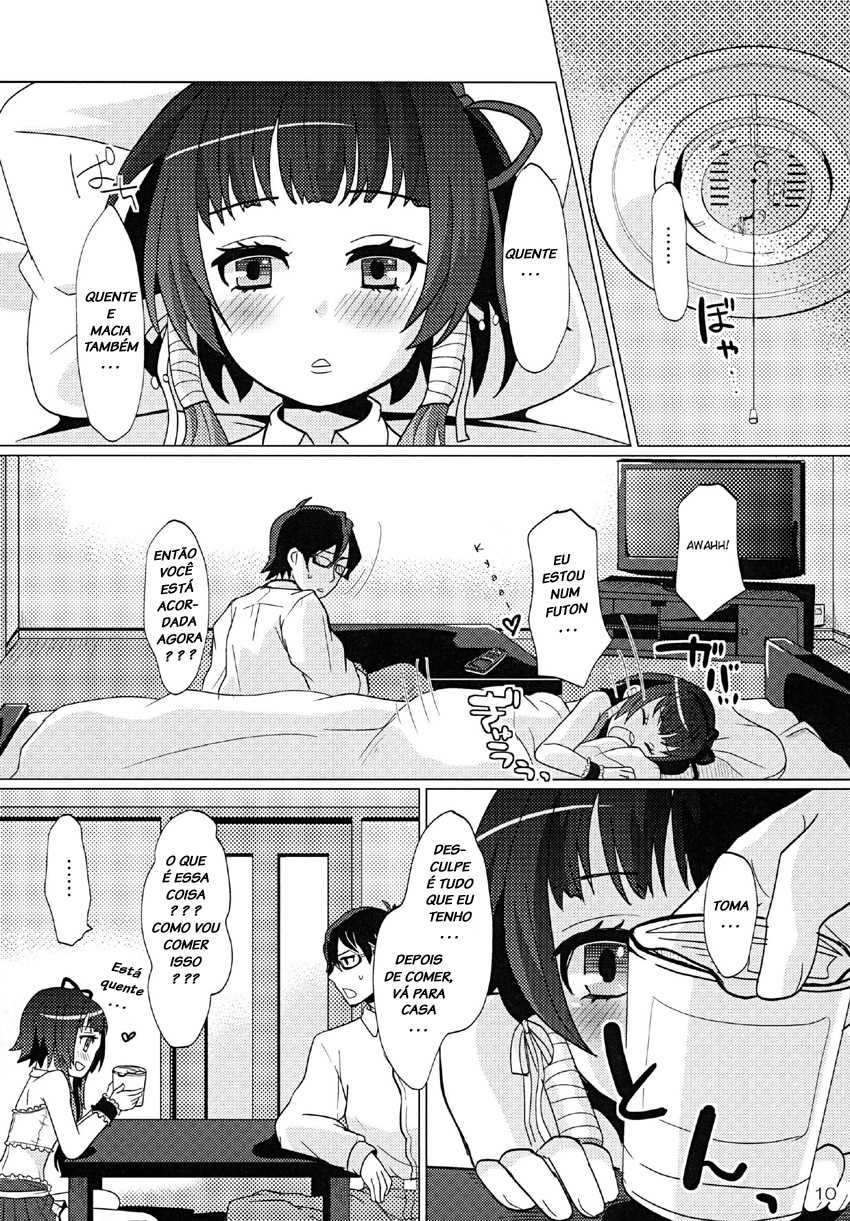 [P-ME (Sakai Ringo)] Aruhi Onaka o Sukaseta Shounen Yousei Sylphie o Hirottara [Portuguese-BR] [LIANEF] [Digital] - Page 9