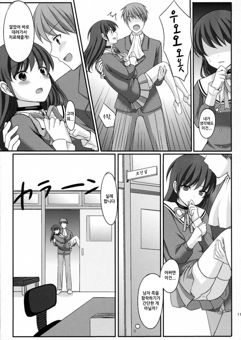 (C79) [Tottototomekichi (Tomekichi)] Otoko o Otosu Tsumori ga Gyaku ni Otosarete Shimatta Kami-sama no Hon (The World God Only Knows) [Korean] [달려♂있어] - Page 10
