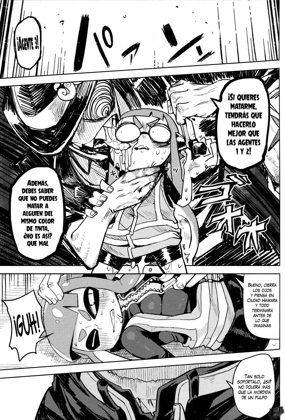 (C88) [Sakurai Dai Energy (Sakurai Energy)] Hero Kikiippatsu | Héroe por los Pelos (Splatoon) [Spanish] [InF] - Page 9