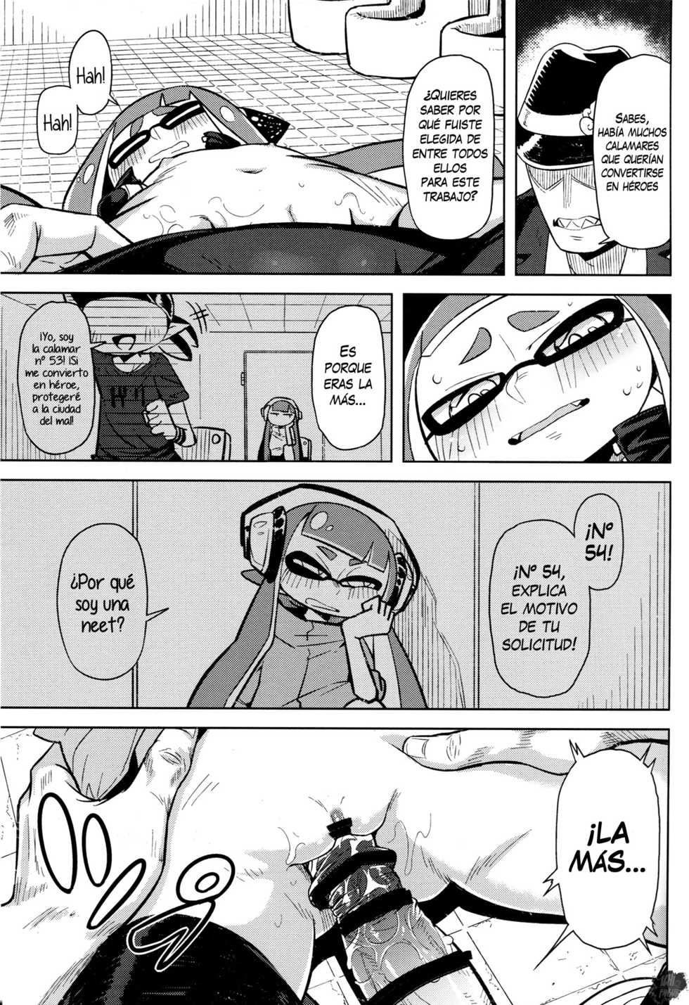 (C88) [Sakurai Dai Energy (Sakurai Energy)] Hero Kikiippatsu | Héroe por los Pelos (Splatoon) [Spanish] [InF] - Page 15