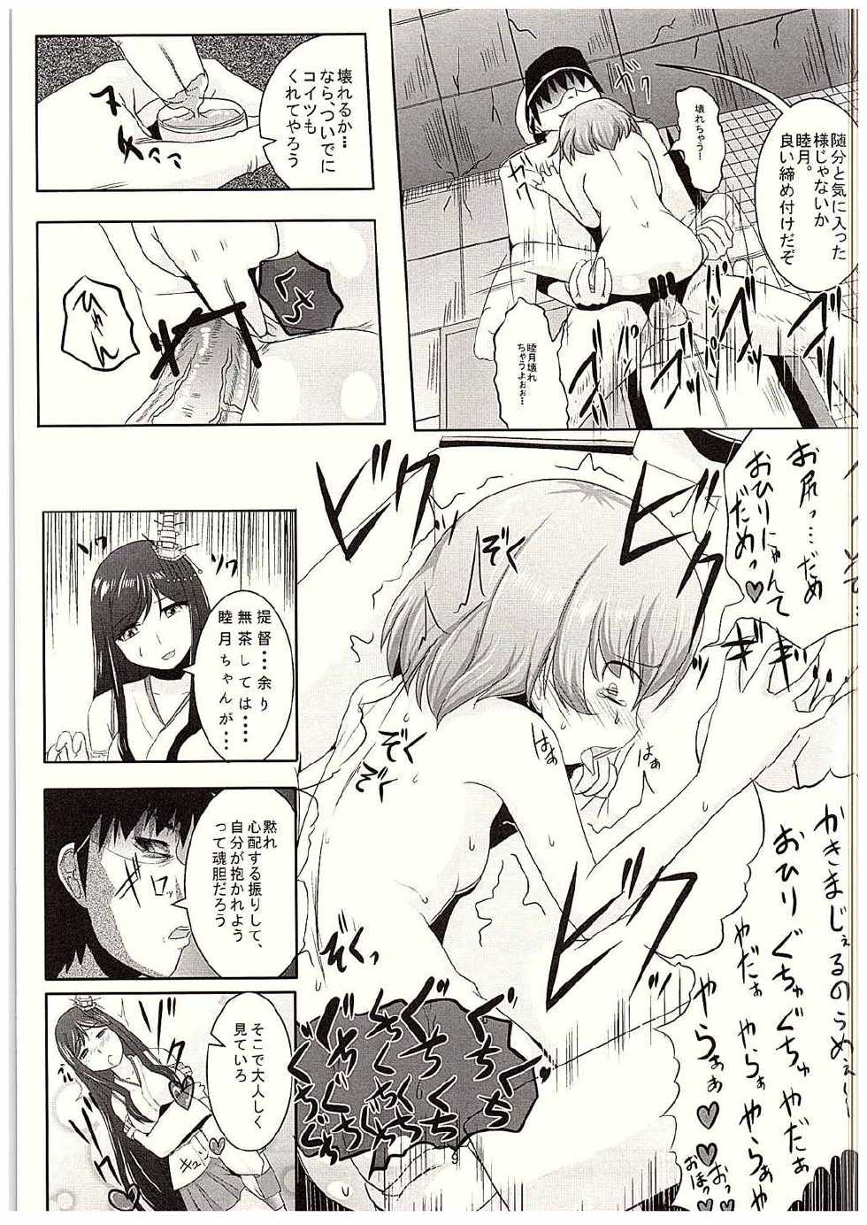 (C88) [Kakuu Byoutou (Butsuri Neko)] Teitoku shika Shiranai Watashi Mutsuki (Kantai Collection -KanColle-) - Page 10