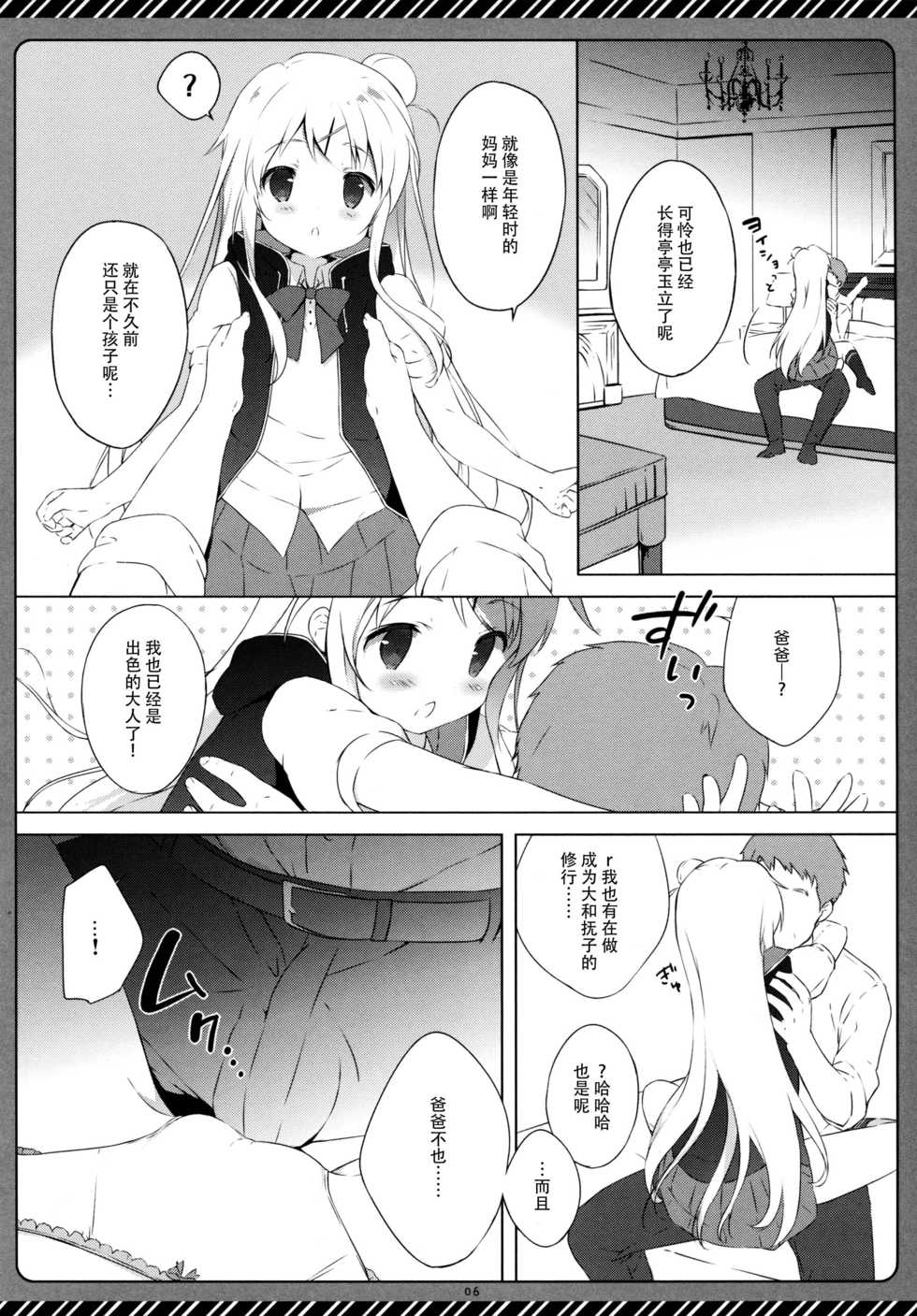 (C88) [Shiratamaco (Shiratama)] Kiniro Syndrome 3 (Kiniro Mosaic) [Chinese] [脸肿汉化组] - Page 6