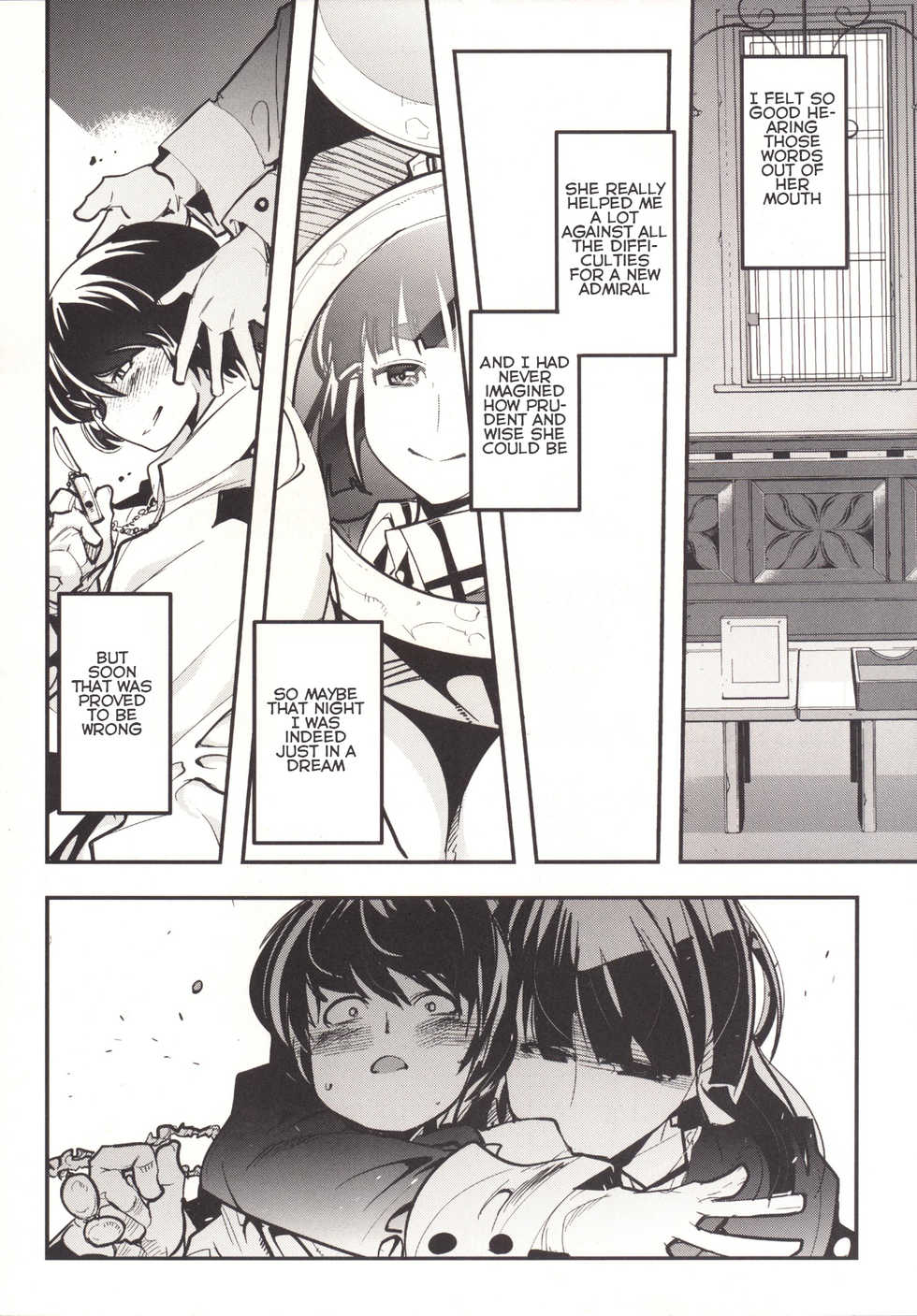 [Bronco Hitoritabi (Uchi-Uchi Keyaki)] Ishin Denshin Myoukou-san no Koibito | From Heart to Heart - Myoukou san's Love (Kantai Collection -KanColle-) [English] [Bigbigfool] [Digital] [Incomplete] - Page 13