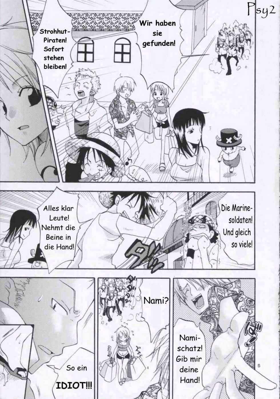 (C66) [Kurione-sha (YU-RI)] Love Koukaishi (One Piece) [German] [Psy2] - Page 4