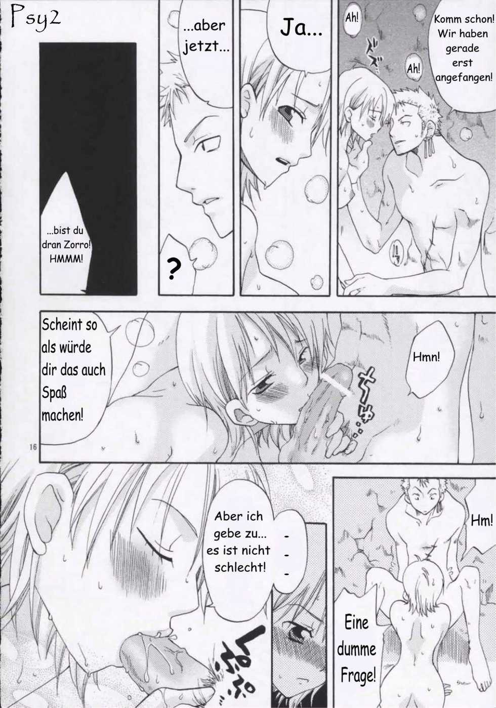 (C66) [Kurione-sha (YU-RI)] Love Koukaishi (One Piece) [German] [Psy2] - Page 15