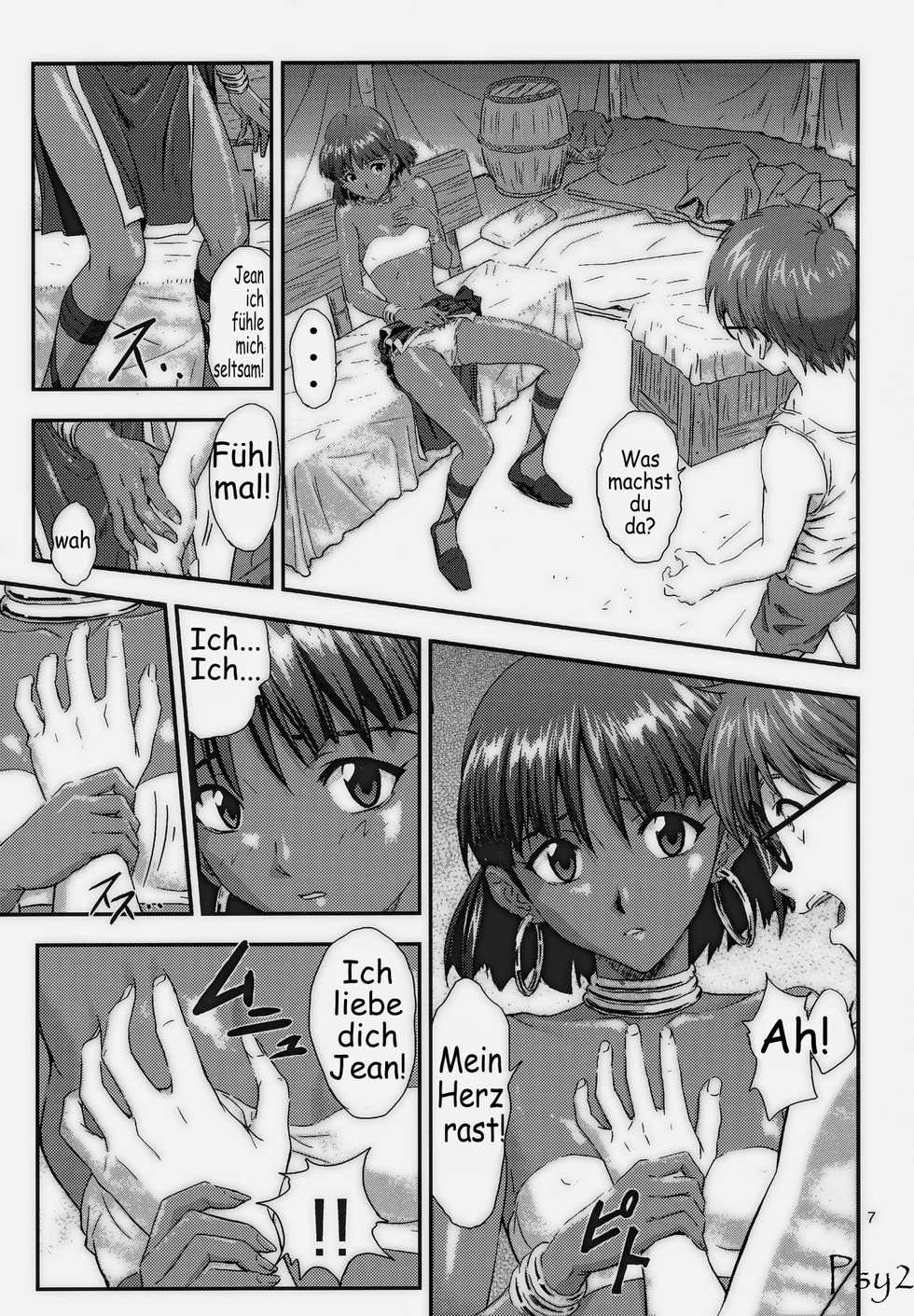 (C68) [Nakayohi (Izurumi)] Nadia no Yuuwaku | The Temptation of Nadia (Fushigi no Umi no Nadia) [German] [Psy2] - Page 6