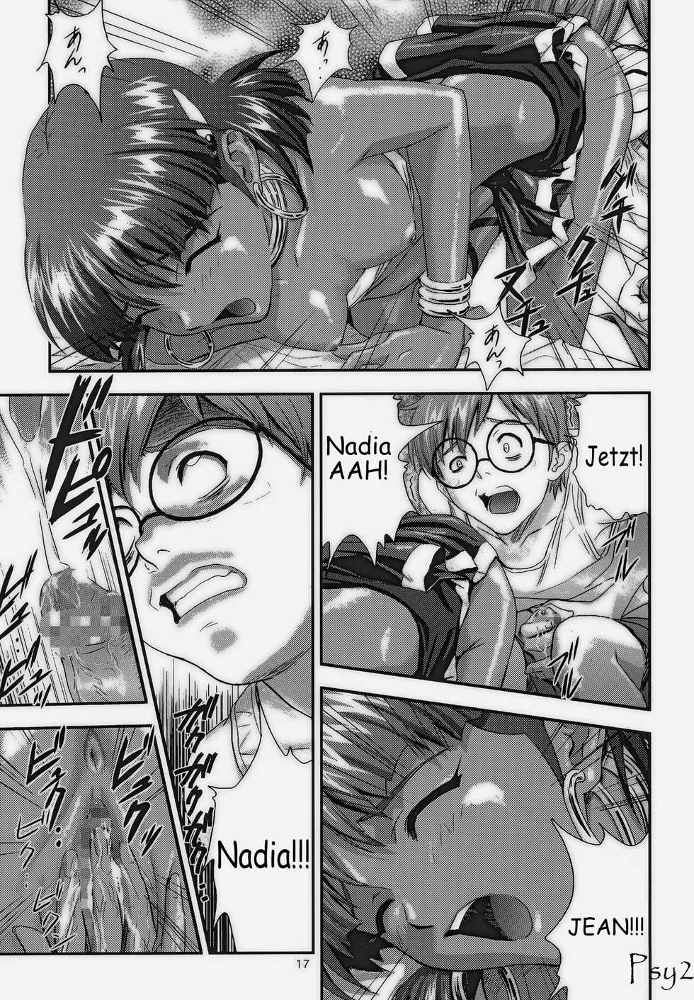 (C68) [Nakayohi (Izurumi)] Nadia no Yuuwaku | The Temptation of Nadia (Fushigi no Umi no Nadia) [German] [Psy2] - Page 16