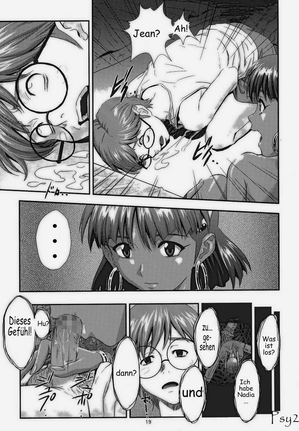 (C68) [Nakayohi (Izurumi)] Nadia no Yuuwaku | The Temptation of Nadia (Fushigi no Umi no Nadia) [German] [Psy2] - Page 18