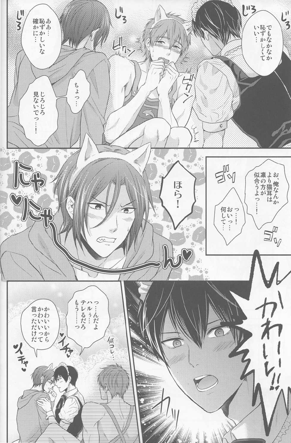 (HaruCC19) [Karaage of the Year (Karaage Muchio)] Aishite Warui Iruka-chan (Free!) - Page 12