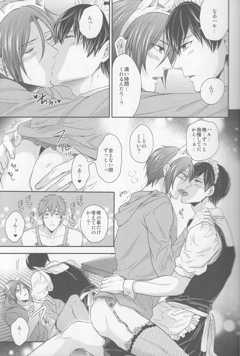 (HaruCC19) [Karaage of the Year (Karaage Muchio)] Aishite Warui Iruka-chan (Free!) - Page 13