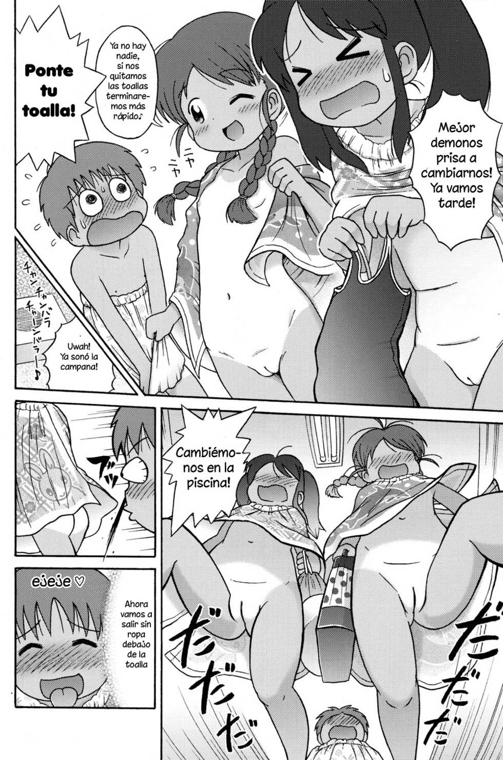 [Sexual Khorosho (Lasto)] Poolside no Yoshikawa-san to Sugawara-kun! | Yoshikawa-san y Sugawara-kun en la piscina! [Spanish] [Factormoe] [Digital] - Page 14