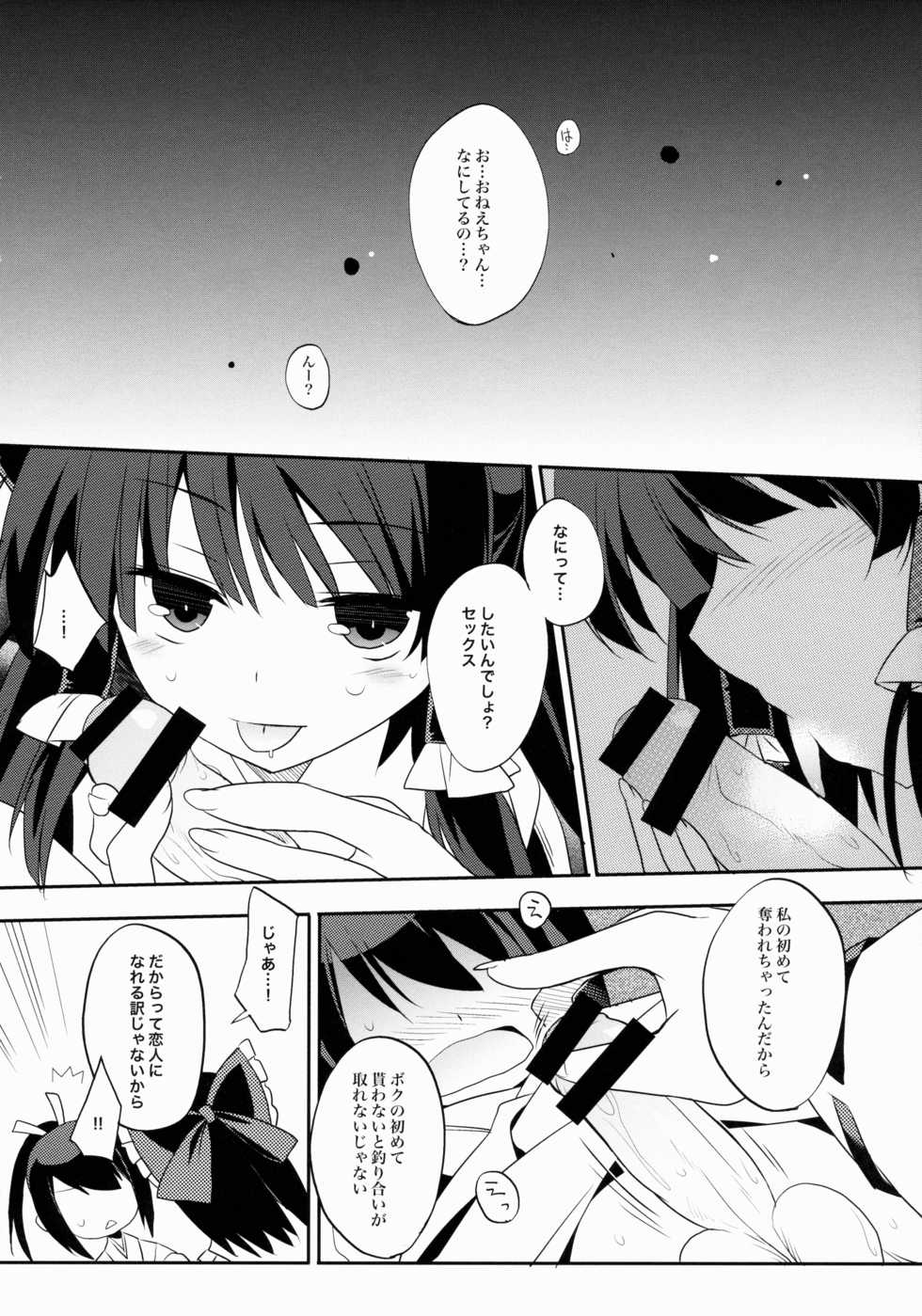 (C88) [Toriaezu(kari) (Tororo)] Reimu x Terako (Touhou Project) - Page 13