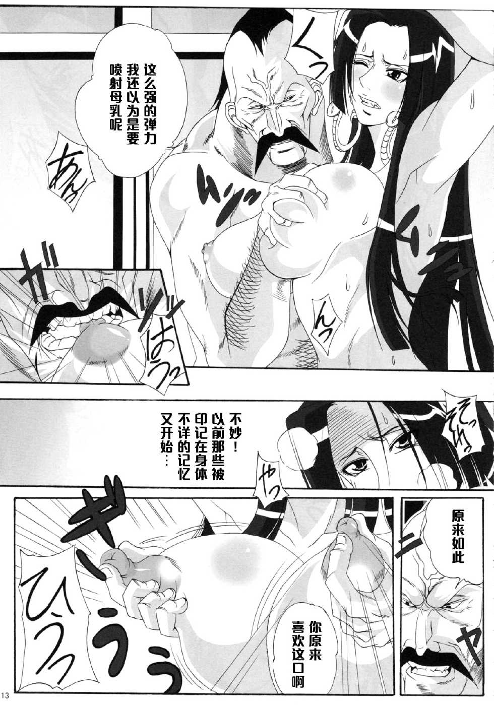 (C76) [Kairanban (Bibi)] Benten Kairaku 11 Hebirei (One Piece) [Chinese] [黑条汉化] - Page 12