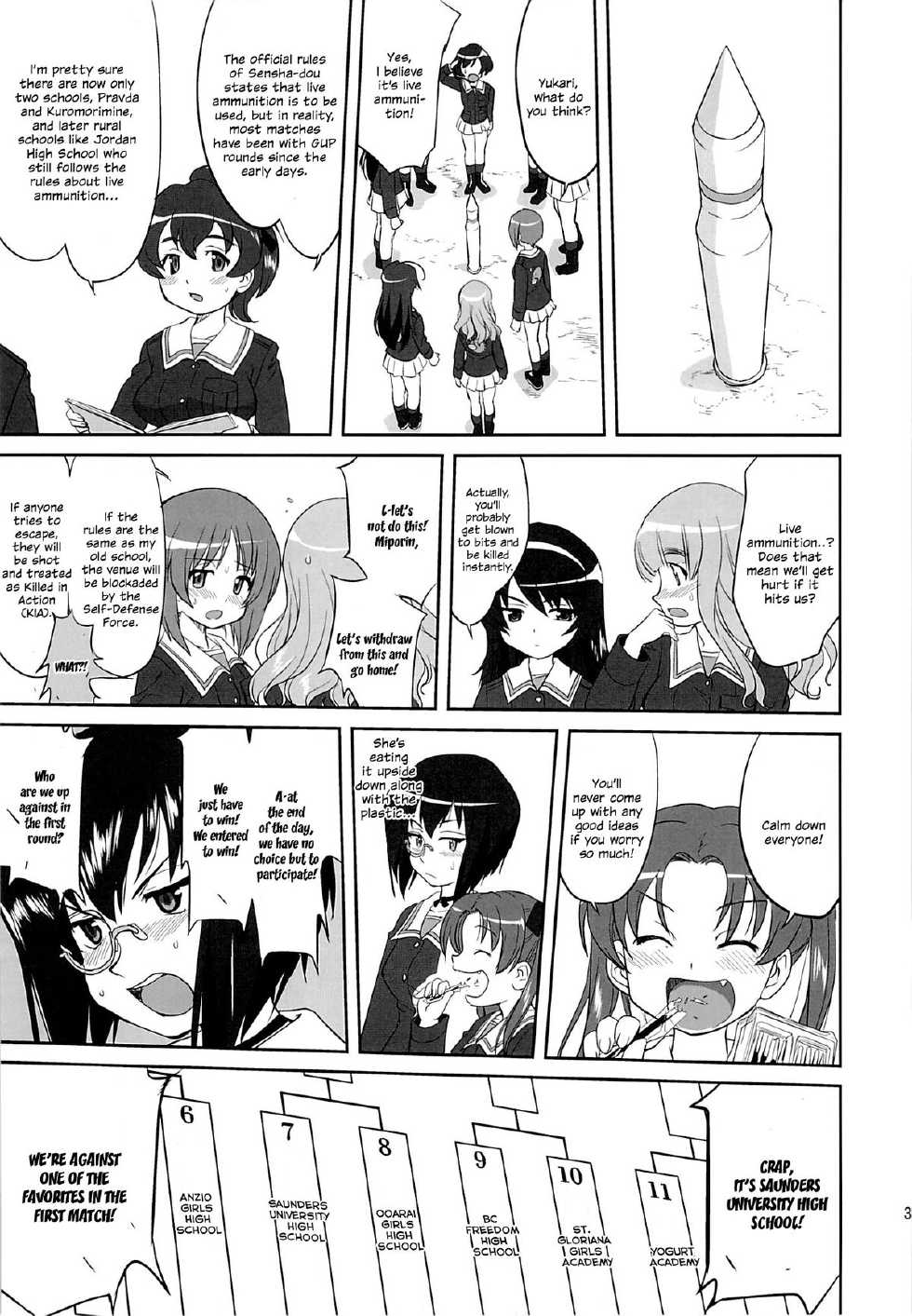 (C84) [Takotsuboya (TK)] Yukiyukite Senshadou (Girls und Panzer) [English] [N04h] - Page 32
